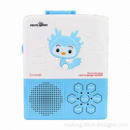 MP3/Cassette Recorder with Hi-Fi Earphone and Built-in Microphone